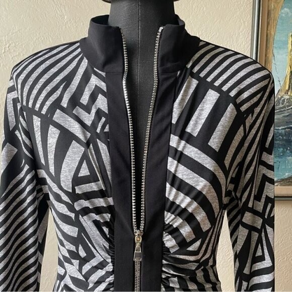 Joseph Ribkoff vintage zip up jacket size 10 - Picture 11 of 14